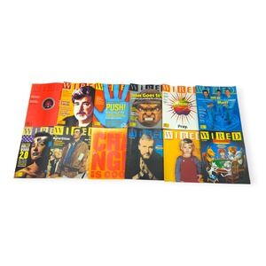 Vintage Wired Magazine Lot 1997-1998 11 Issues HAL Star Wars Doom Apple Pray